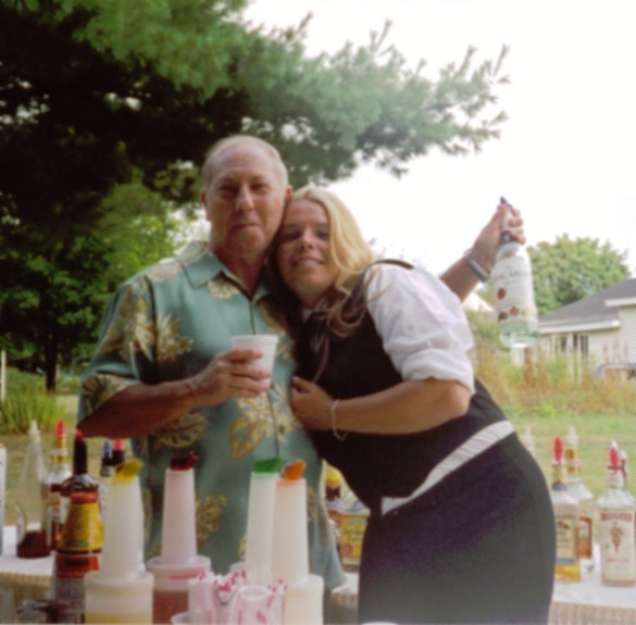 Fred and bartender
