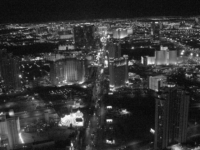 B amp W view from the Stratosphere