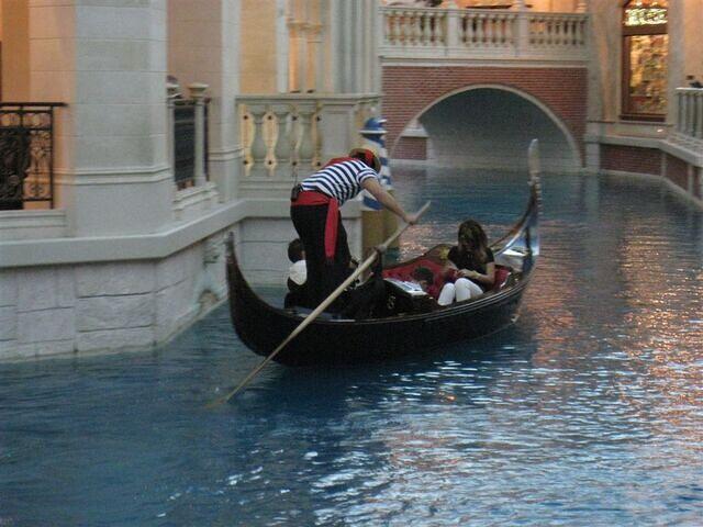 gondola at the Venetian