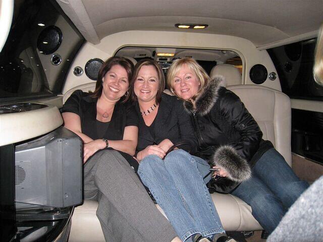 limo ride with the ladies