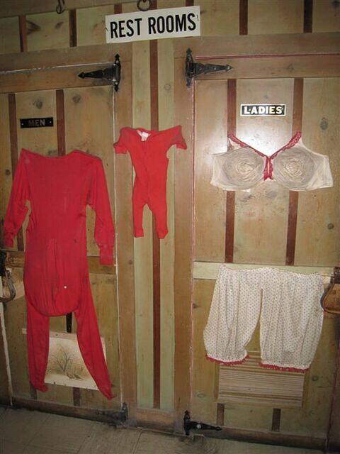 old mining town rest rooms