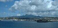 Martinique mt pelee bay